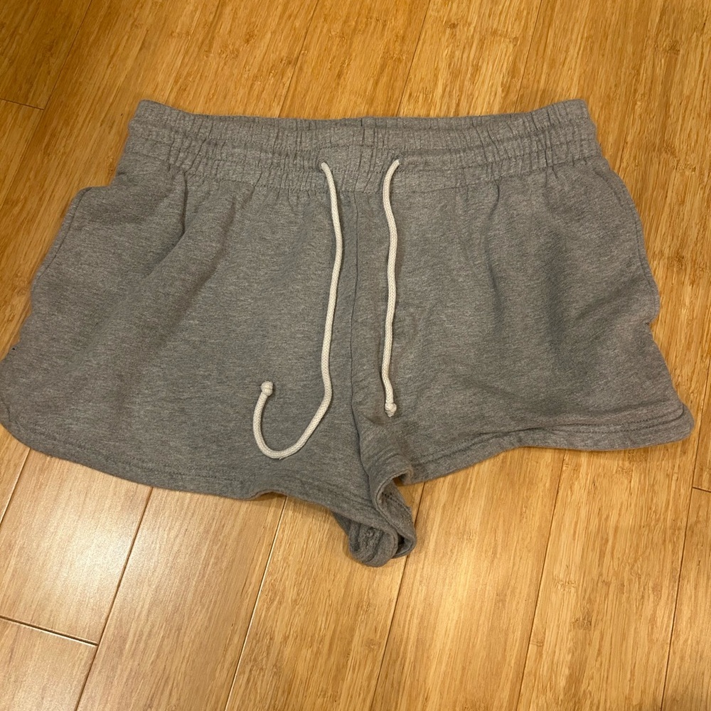 Gray lounge shorts